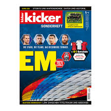 Alle vereine, alle spieler, alle termine der 1. Kicker Sonderheft Em 2021 Weiss