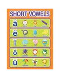 Color My World Basic Learning Short Vowels Chart