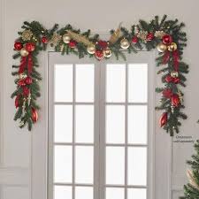 Joy Mangano Joy 9 Pre Lit Forever Fragrant Holiday Scented Garland Christmas Decorations Apartment Outdoor Christmas Decorations Christmas Decorations Rustic