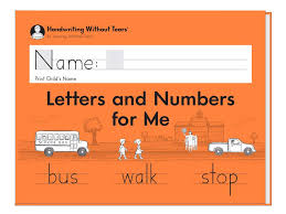 Print alphabet desk strips (1 sheet of 4 strips; Handwriting Without Tears Letters And Numbers Kindergarten Buy Online In Faroe Islands At Desertcart 185305524