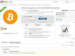 Popular bidding and auction website ebay has announced that it is open to the idea of utilizing bitcoin payments in the future. Ebay Uk To Allow Sale Of Virtual Currency From 10th February