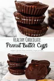 Healthy Homemade Peanut Butter Cups That Are Better Than Reese S These Easy P Healthy Peanut Butter Cups Peanut Butter Cups Recipe Homemade Peanut Butter Cups