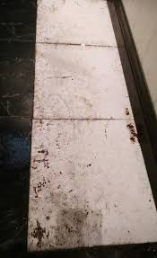 First, the kitchen floor had a hump running down the joist in the middle of the floor. Fixing Uneven Spots Under Vinyl Tiles On A Kitchen Floor Hometalk