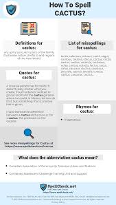 Cacti, stimuli, radii, fungi, alumni and words ending in 'um' which which plural you choose will probably depend on how formal you want to be. How To Spell Cactus And How To Misspell It Too Spellcheck Net