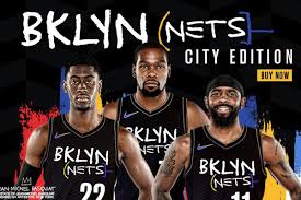 Buy and sell authentic jordan 1 retro mid brooklyn nets 2018 city edition shoes sneakers and thousands of other jordan sneakers with price data and release dates. Nets Basquiat Themed City Edition Gear Goes On Sale With Big Three Promotion Netsdaily