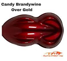 Candy Brandywine Over Gold Base