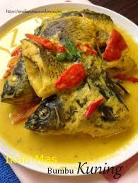 Pin by carrie slaughter on t. Ikan Mas Bumbu Kuning Resep Ikan Mas Resep Casserole Makanan Laut