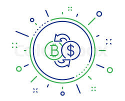 Icon is a decentralized blockchain network focused on interoperability. Bitcoin Exchange Line Icon Stock Vector Colourbox