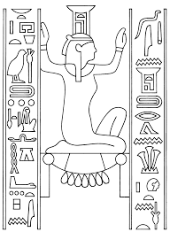 Coloring Page Egypt Kids N Fun Egypt Crafts Ancient Egypt Art Egypt Art