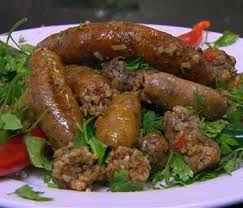 طريقة عمل الممبار المصري للشيف الشربيني food sausage meat