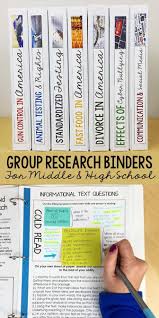 Research Paper Unit For Teens Grades 8 12 Middle Amp High School Group Research Binders Res Teaching High School Binder Project High School Education