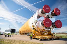 You're one of a kind. Space Launch System Progress Nasa S Comically Big Moon Rocket