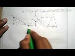 Altitude And Orthocentre Of A Triangle Hindi Youtube