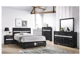 Check spelling or type a new query. Regata 6 Piece Bedroom Suite In Black Silver Finish By Crown Mark Cm B4670