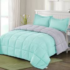 Hig Reversible Lightweight Comforter All Season Down Alternative Comforter King Summer Duvet Insert Blue Quilted Bedding Comforters With Corner Tabs King Cal King Size Aqua Blue Light Grey Walmart Com Walmart Com