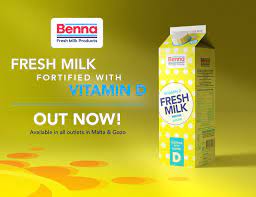 Nutrilook malta's operating policy is unparalleled in its commitment to the final customer.that is, to educate consumers and vitamins and minerals. Benna Malta Dairy Products Ltd It S Finally Here We Re Proud To Present Our New Fresh Milk Fortified With Vitamin D Available In Outlets Around Malta Gozo As Of Tomorrow