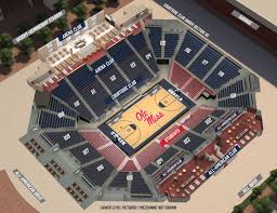 Seating Chart The Pavilion At Ole Miss Basketball