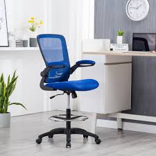 It is best to be paired along with a standing table or desk. Naomi Home Serena Mid Back Adjustable Drafting Chair Naomi Home