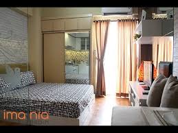 Desain kamar tidur ukuran 3×3 simple dan elegan. Desain Interior Type Studio Apartemen City Light Imania Desain Youtube