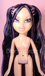 Midnight Black Saran Doll Hair for Rerooting