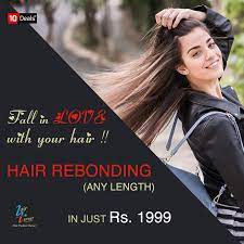 Get Perfect Silky Smooth And Straighthair Of Any Length In Just Rs 1999 Hair Fashion Turner Rebonding Hairrebonding Ha Hair Styles Hair Beauty Deals
