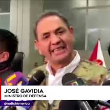 Ministro José Gavidia expresa su disgusto