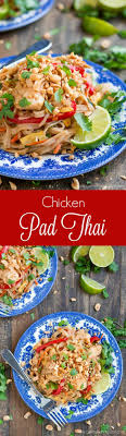 Chicken Pad Thai Garnish Glaze Recipe Recipes Food Asian Recipes