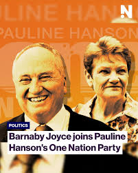 BREAKING Barnaby Joyce joins One Nation Party. 𝙍𝙀𝘼𝘿:  https://buff.ly/lUWnSi7