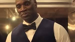French Lover Omar Sy Blue Vest