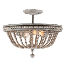 French art deco floral semi flush mount chandelier. Kayla Semi Flush Ceiling Light By Capital Lighting 229521ms