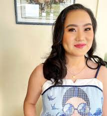 My pretty Melissa Ricks look-alike today! Hahaha Tablaw kog huna-huna jud  kinsa. Congrats, @karaaljas 💓 hair and make up by your truly! #portal2022