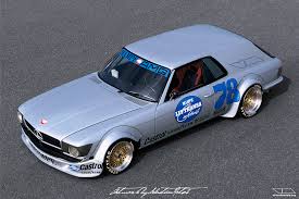 Mercedes Benz C107 450 Slc Panel Van Mampe Racecar Photoshop Chop By Sebastian Motsch 2017 Luxurysportcarsmercedes Benz Mercedes Benz Classic Mercedes Slc