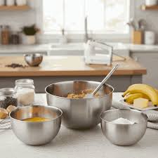 Gluman | SS Mixing Bowl Set of 3