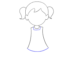 Fashion figures serve as the template for a fashion designer's vision. How To Draw A Cartoon Girl In A Few Easy Steps Easy Drawing Guides
