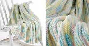 Ridges are formed in knitting when rows of purl bumps are placed in between rows of knit stitches. Little Ridges Knitted Baby Blanket Free Knitting Pattern