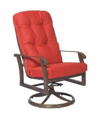 Cortland Cushion High Back Swivel Rocker Item 4zm488 Patio Chairs Rocking Chair Porch Swivel Rocking Chair