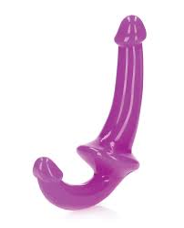 Buy Shots RealRock 6 Strapless Strap On Glow in the Dark - Neon Purple |  Jack and Jill Adult