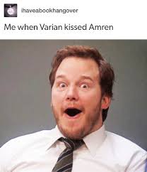 Amren And Varian Acowar Excited Face Chris Pratt Chris Pratt Funny