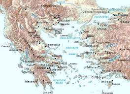 Map Of Aegean Sea Greece And Asia Minor Region Bible Mapping Greece Map Missionary Work