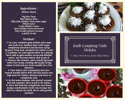 Bahan resepi kuih lompang gula merah : Resepi Kuih Lompang Nyonya