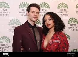 Opening night party for London Assurance at the Irish Repertory Theatre.  Featuring: Ian Holcomb, Caroline Strang