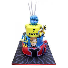This 50th birthday cakes for men and women will help you to make the day. X Men Cake