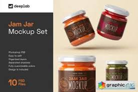 Download Jam Jar Mockup Set Label Design Free Download Vector Stock Image Photoshop Icon