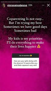As a parent, your authority is a sacred thing. Dwts Gleb Savchenko Elena Samodanova S Coparenting Quotes