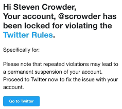 This is a club for fans of crowder, not haters of crowder. Tim Pool On Twitter Steven Crowder Has Been Suspended From Twitter After Saying He Can Confirm That People Voted At Address That Do No Exist He Stated The Same In This Video