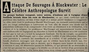 Attaque de sauvages à blackwater : Attaque De Sauvages A Blackwater Le Celebre Anthropologue Survit Red Dead Wiki Fandom