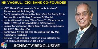 Icici bank canada is committed to supporting senior citizens for your banking needs by keeping you informed about safe and secure banking solutions. Cnbc Tv18 On Twitter Cnbctv18exclusive Icici Bank S Co Founder Former Chairman Nk Vaghul Says No Additional Money Was Given To Videocon Group In 2012 It Was A Consolidation Of Exposure Https T Co Foso2kmqp3