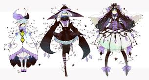 Gijinka Human Version Pokemon Litwick Lampent Chandelure