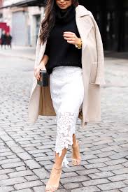 Whether you are planning to go for a girl's night out or just a random day out, it's the. White Lace Skirt
