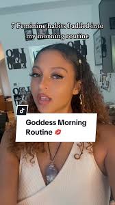 Here are 7 feminine goddess tips you can add into your morning routine 💜  this is whats works for me and it absolutely changed how the rest of my day  went. Enjoy 💋 my go to morning song is: Self love ...